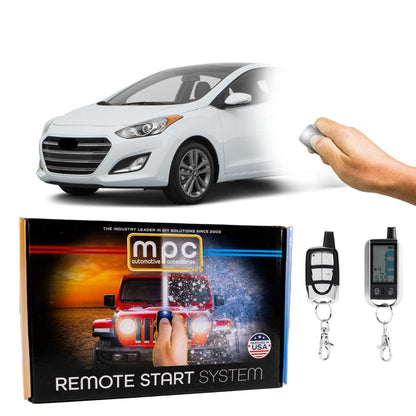 2013-2017 Hyundai Elantra GT Remote Start Kit - Semi Plug & Play - Key-to-Start - MyPushcart