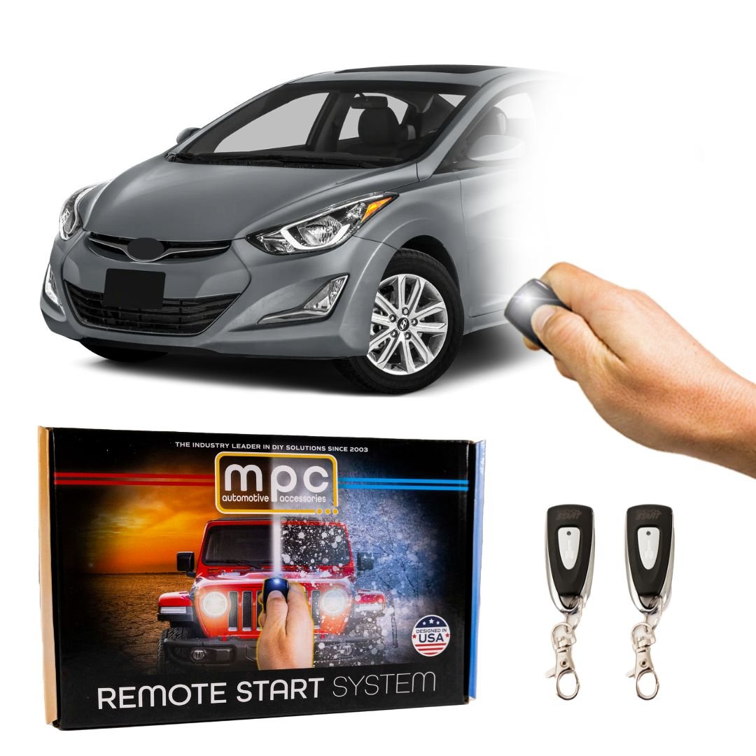 2014-2016 Hyundai Elantra Remote Start Kit - Semi Plug & Play - Key-to-Start - MyPushcart