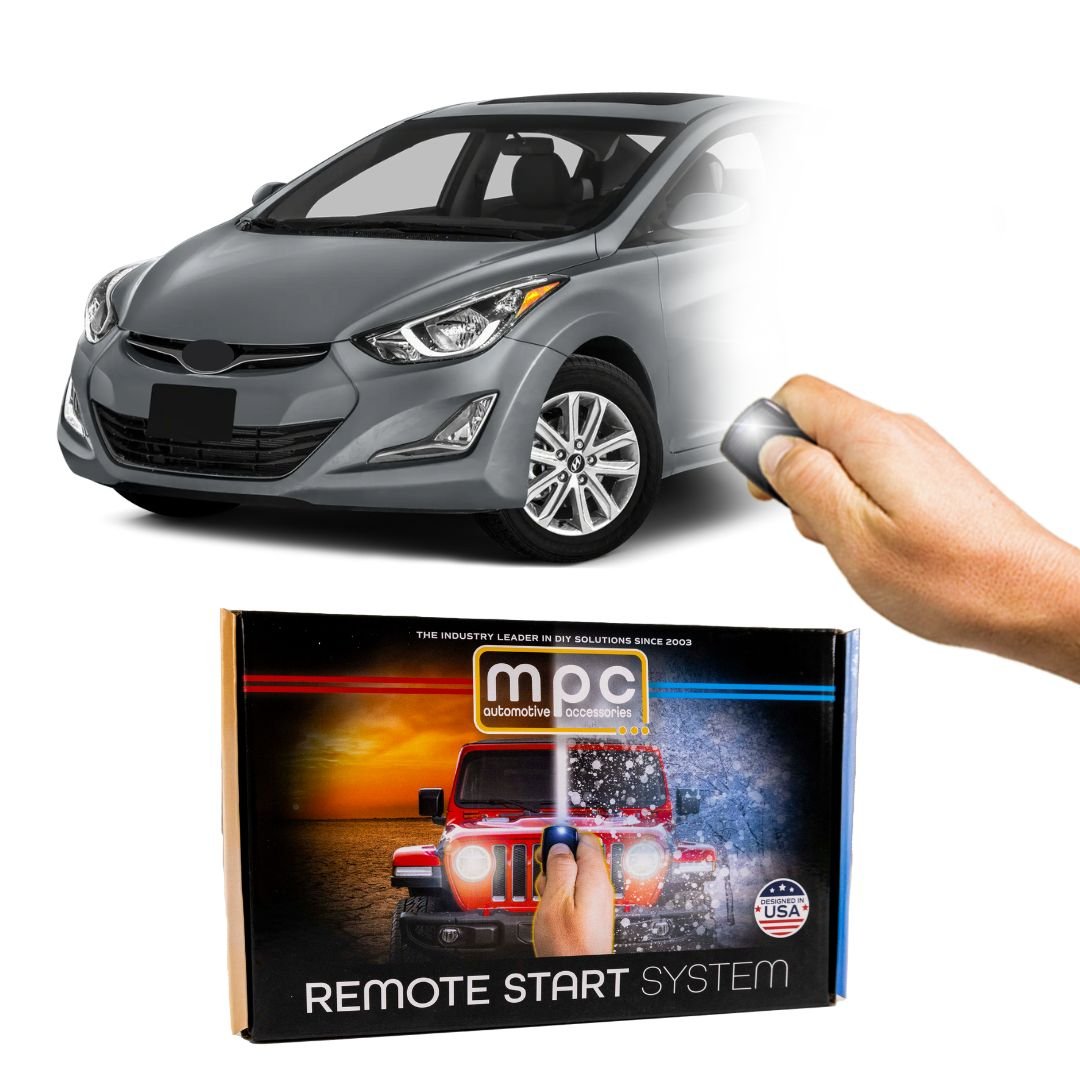 2014-2016 Hyundai Elantra Remote Start Kit - Semi Plug & Play - Key-to-Start - MyPushcart