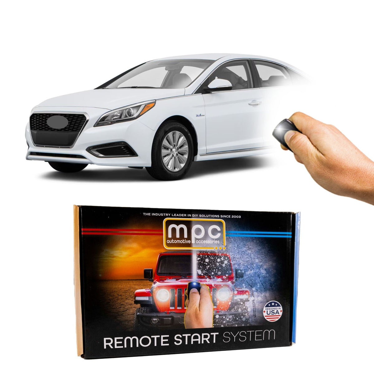 2015-2016 Hyundai Sonata Remote Start Kit - Semi Plug & Play - Key-to-Start - MyPushcart