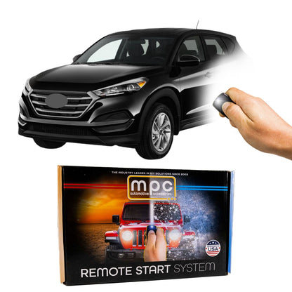 2016 Hyundai Tucson Remote Start Kit - Semi Plug & Play - Key-to-Start - MyPushcart