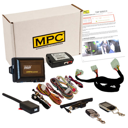 2017-2018 Hyundai Santa Fe Remote Start Kit - Semi Plug & Play - Key-to-Start - MyPushcart