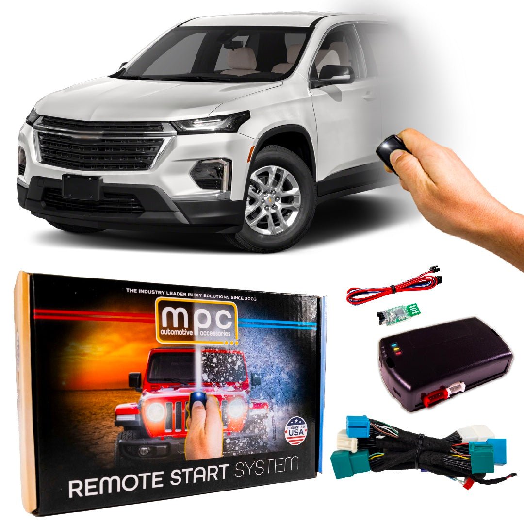 2018-2023 Chevrolet Traverse Remote Start Kit | Semi Plug & Play | Push-to-Start | Uses Factory Fob | Includes Software Loader - MyPushcart
