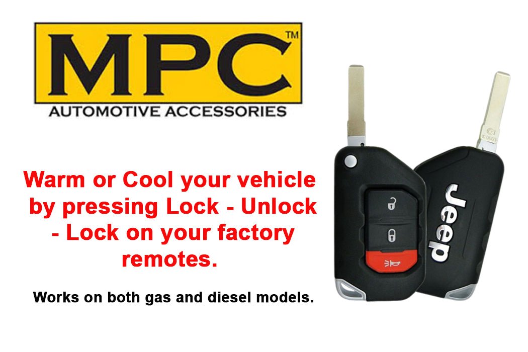 2019-2024 RAM 1500 Remote Start Kit | Plug & Play | Push-to-Start | Lock 3X to Start - MyPushcart