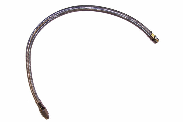 Stainless Steel Compressor Leader Hose w/ Check Valve - 1/4" M NPT to 1/4" M NPT