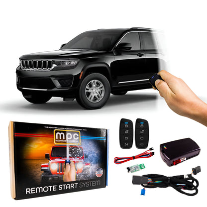 4 Button 2 Way Remote Start For 2019 - 2022 Jeep Cherokee - Semi Plug - n - Play - MyPushcart