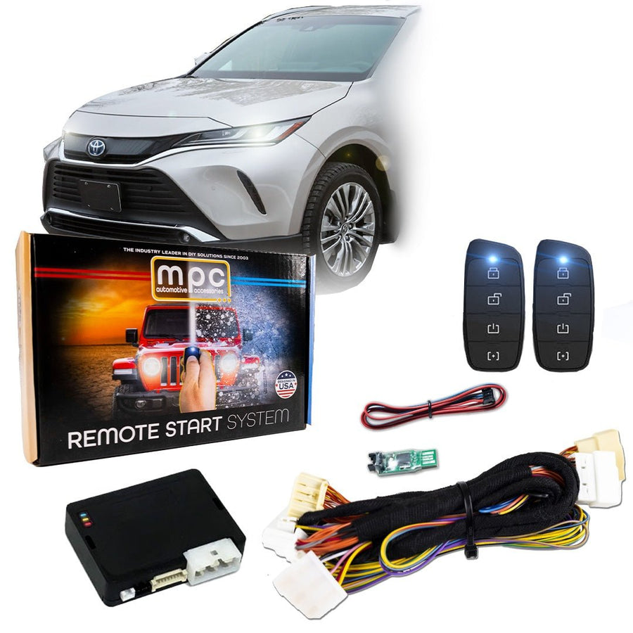 4 - Button Remote Start For 2021 - 2023 Toyota Venza Hybrid Push To Start - MyPushcart