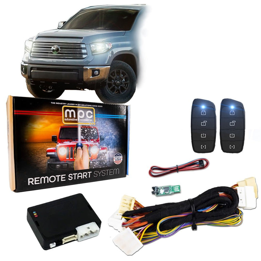 4 - Button Remote Start For 2022 - 2024 Toyota Tundra Hybrid Push To Start - MyPushcart