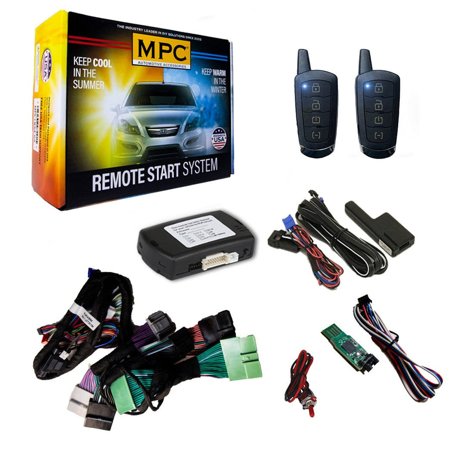 4 - Button Remote Start Kit For 2014 - 2020 Infiniti Q50 - Hybrid - Push - to - Start - MyPushcart