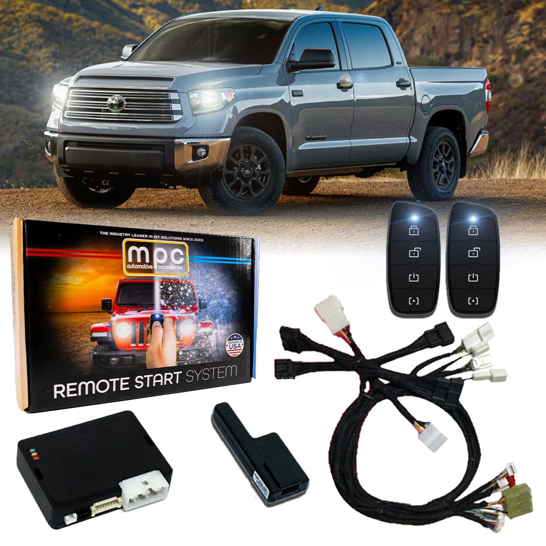 4 - Button Remote Starter For 2022 - 2025 Toyota Tundra - Plugin T - Harness - MyPushcart