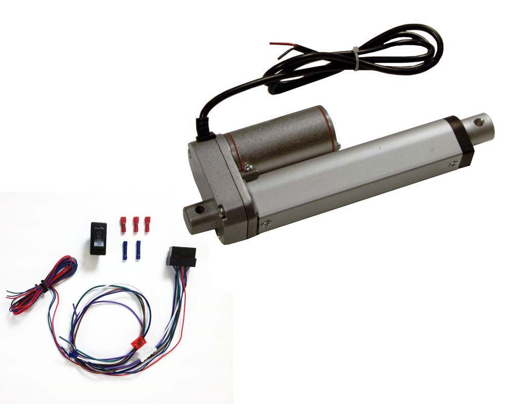 4 Inch Linear Actuator Kit:12 - v w/ 225 lbs max load:Includes Wiring Switch Kit - MyPushcart