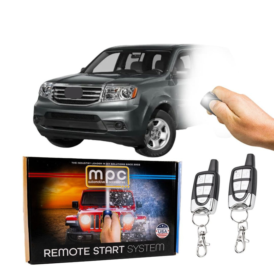 5 - Button Remote Starter For 2009 - 2015 Honda Pilot - Gas - T - Harness - MyPushcart