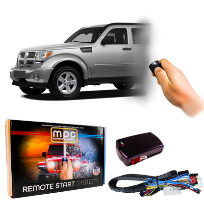 2007-2011 Dodge Nitro Remote Start Kit - Semi Plug & Play - Key-to-Start