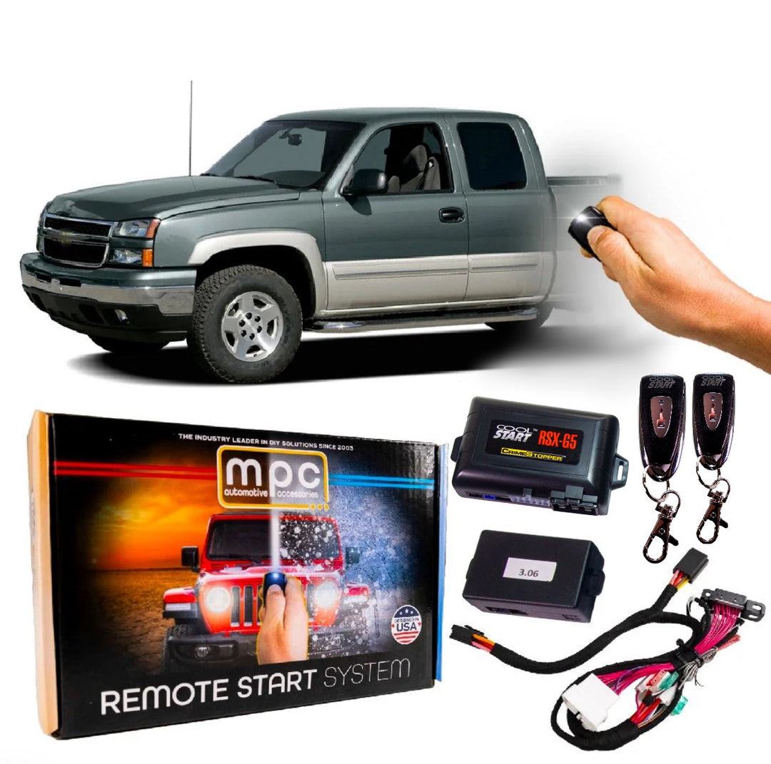 Semi-Plug & Play 1-Button Remote Start w/T-Harness For 2003-2006 1500/2500/3500 Chevrolet Silverado - MyPushcart