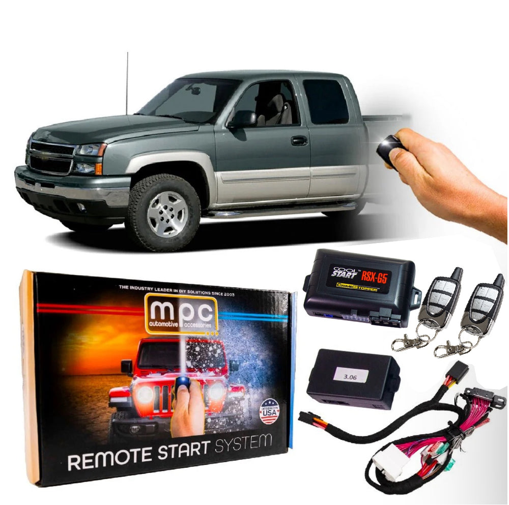 Remote Start Kits For 2005-2006 Chevrolet Silverado 1500 HD-Key-to-Start - Gas - MyPushcart