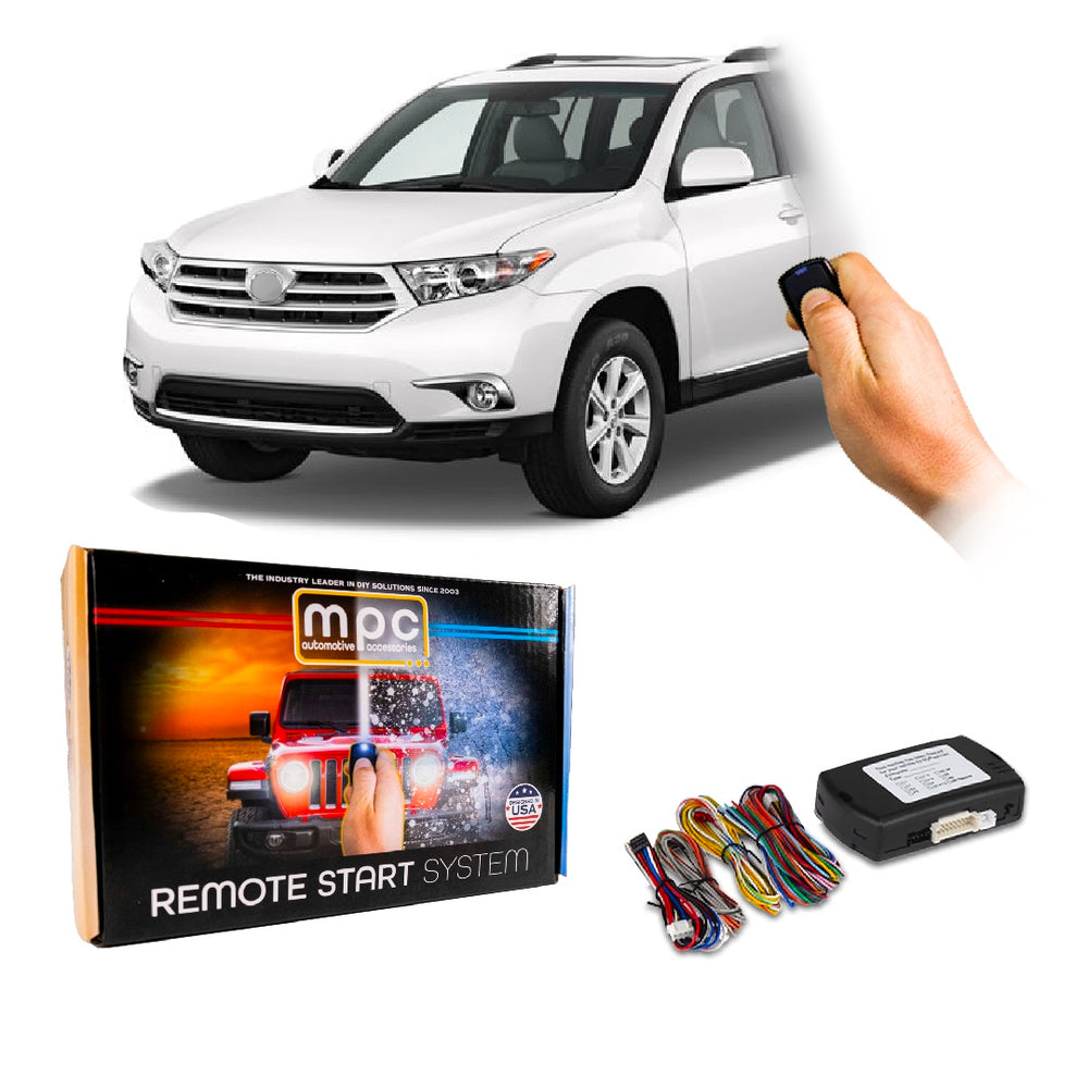 Remote Start Kits For 2008-2013 Toyota Highlander-Push-to-Start - Gas - MyPushcart