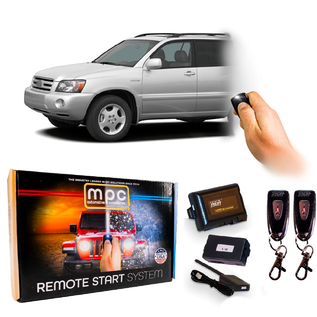 Remote Start Kits For 2001-2003 Toyota Highlander-Key-to-Start - Gas - MyPushcart