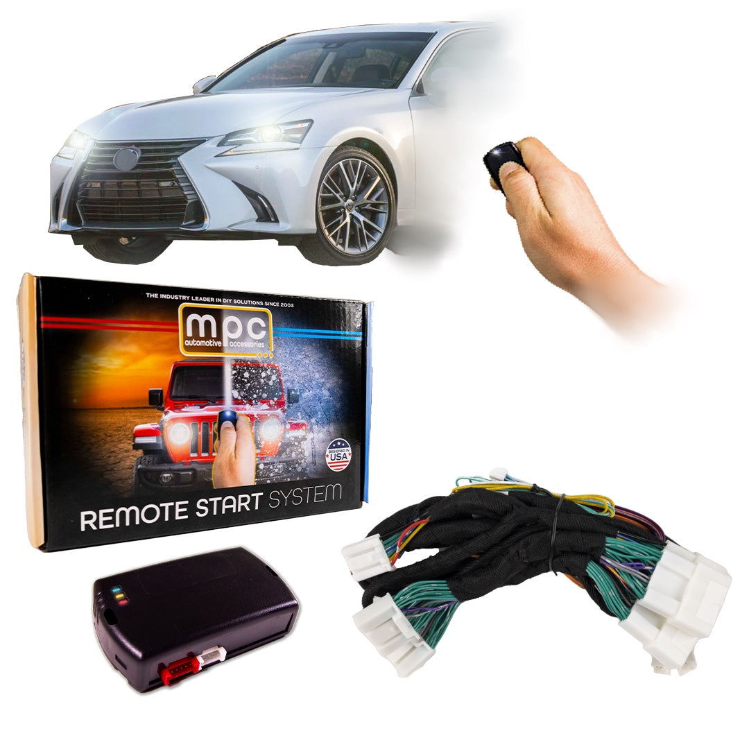 2013-2018 Lexus GS350 Remote Start Kit | Semi Plug & Play | Push-to-Start | Uses Factory Fob | Includes T-Harness