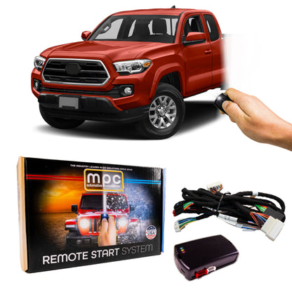 2016-2019 Toyota Tacoma Remote Start Kit | Plug & Play | Push-to-Start | Press 3X Lock To Start