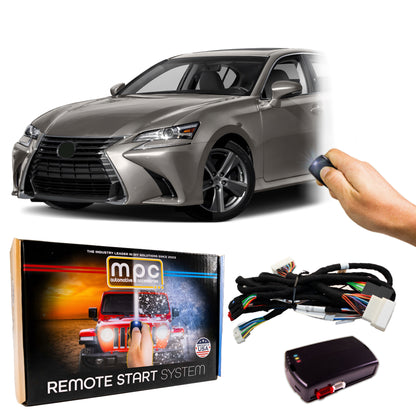 2016-2017 Lexus GS200t Remote Start Kit | Semi Plug & Play | Push-to-Start | Factory Fob Activated | Firmware Preloaded | Includes T-Harness