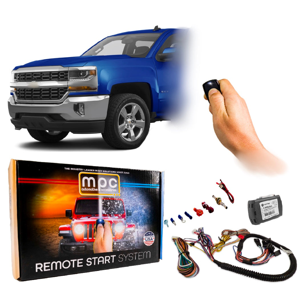 MyPushcart online shop for Chevrolet Silverado (2015-2018) OEM Remote Activated Start Kit - T-Harness