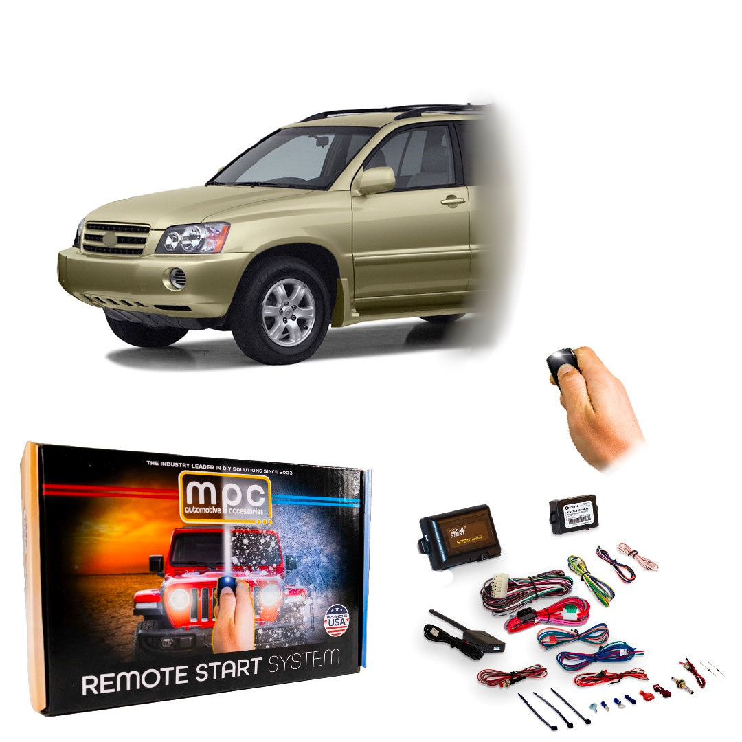 MPC Plug N Play Remote Starter Kit For 2016-2019 Lexus RX350 Push-to-Start - Smartphone Control & Factory Key Fob Activated