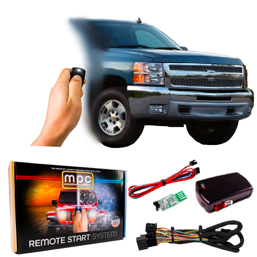 Remote Start Kits For 2007-2013 Chevrolet Silverado 1500-Key-to-Start - Gas - MyPushcart