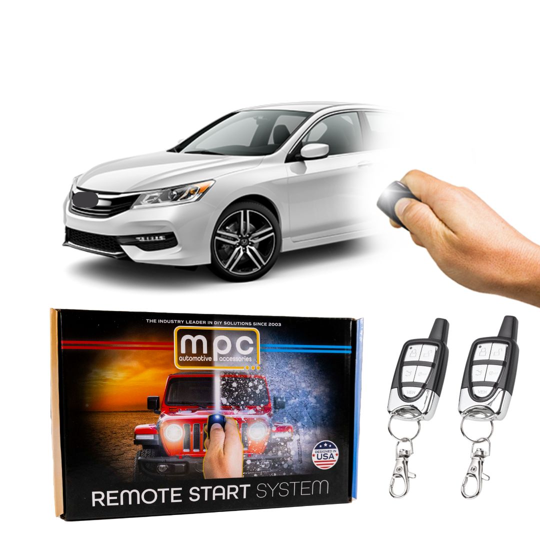 5-Button Keyless Entry Remote Start Kit For 2013-2017 Honda Accord - T-Harness