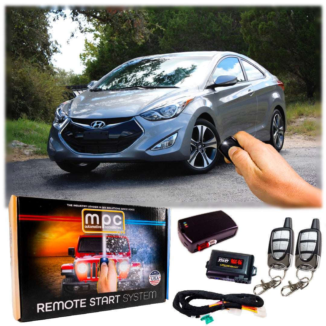 Remote Start Kits For 2011-2013 Hyundai Elantra - Key-to-Start - Gas