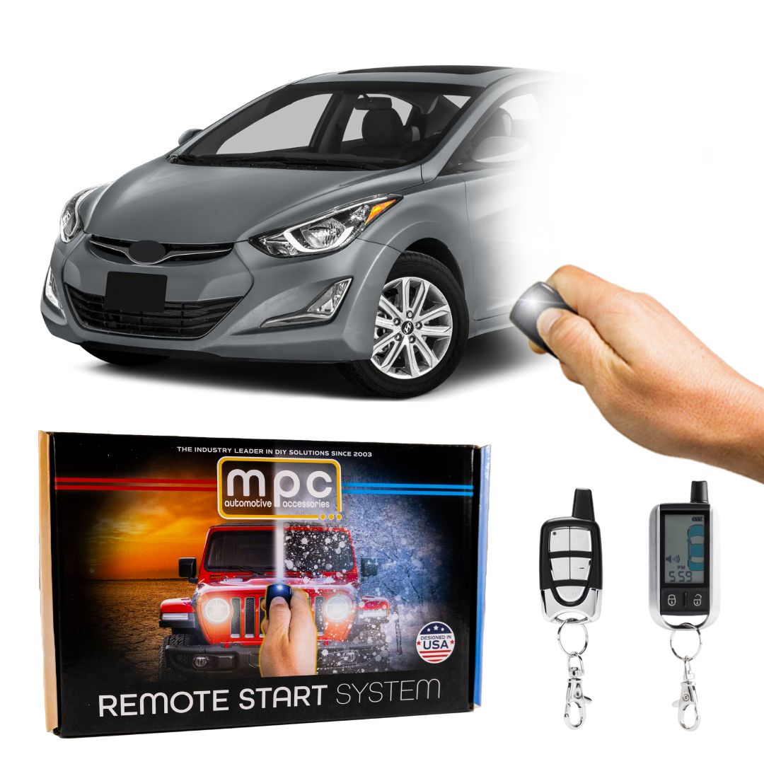2014-2016 Hyundai Elantra Remote Start Kit - Semi Plug & Play - Key-to-Start