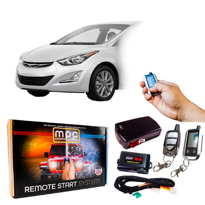 Remote Start Kits For 2014-2016 Hyundai Elantra - Key-to-Start - Gas