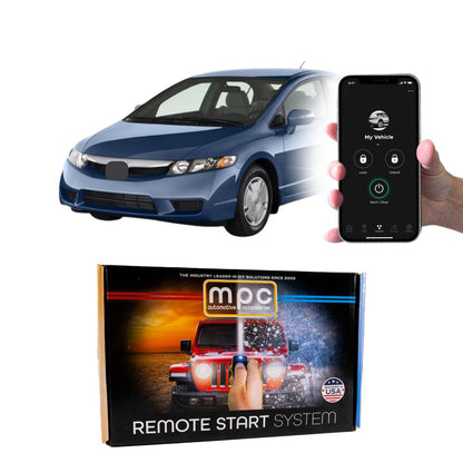 2006-2011 Honda Civic Remote Start Kit - Semi Plug & Play - Key-to-Start