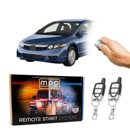 2006-2011 Honda Civic Remote Start Kit - Semi Plug & Play - Key-to-Start