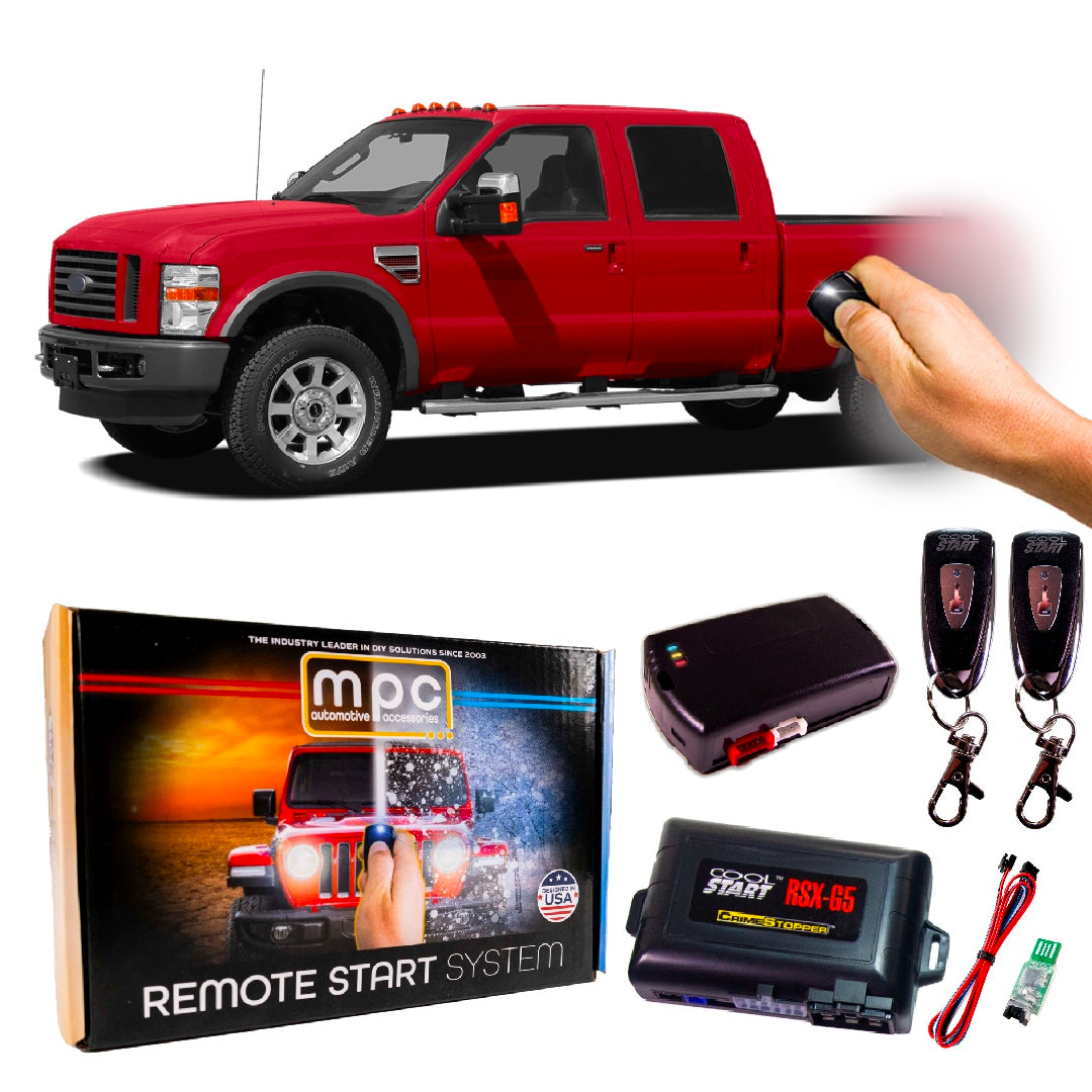 Complete (2) 1-Button Remote Start Kit For 2008-2010 Ford F-250 - MyPushcart