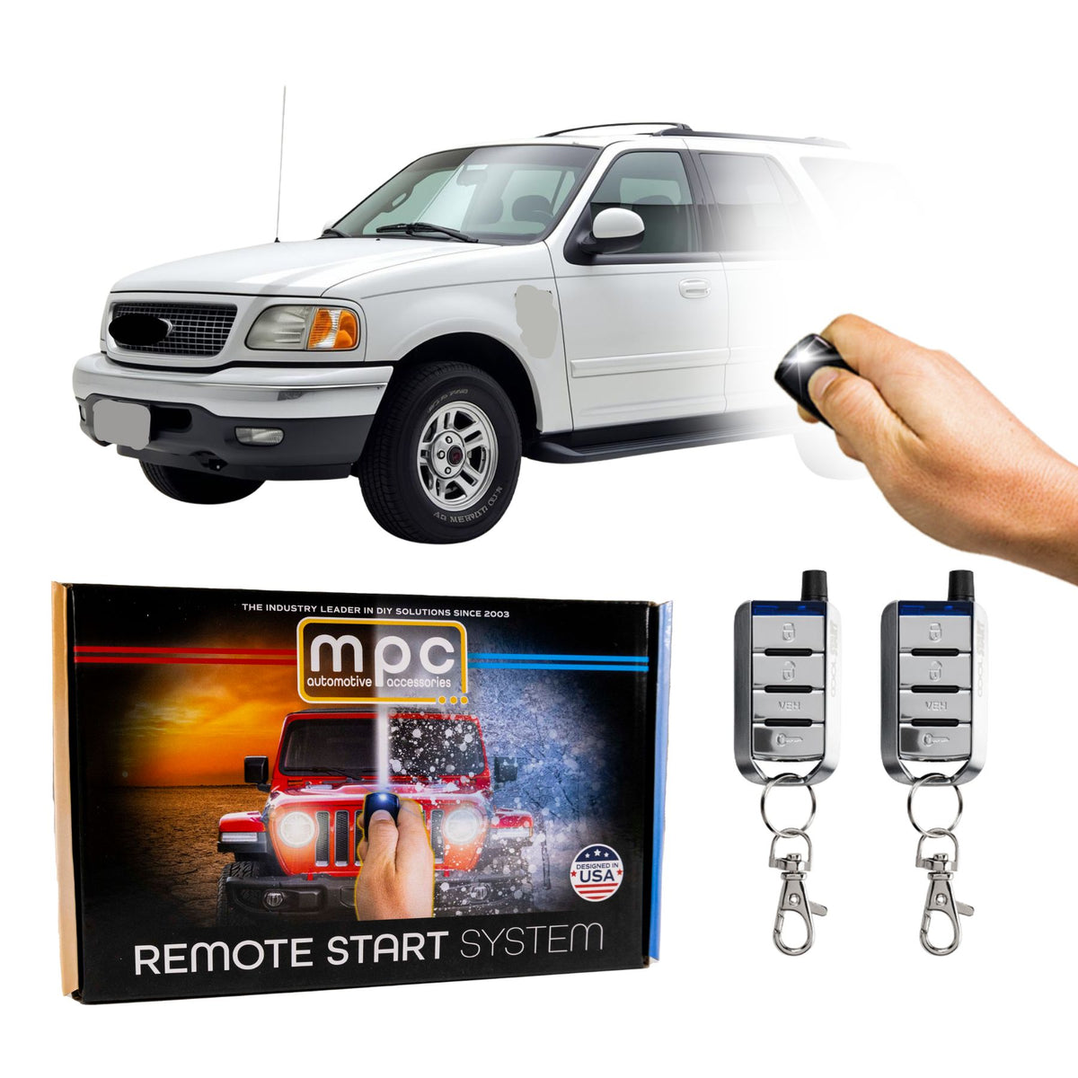 1997-2001 Ford Expedition Remote Start Kit - Key-to-Start