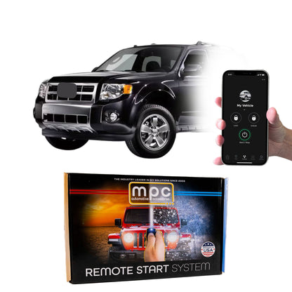 Smartphone or OEM Remote Activated Start For 2008-2012 Ford Escape - w/T-Harness