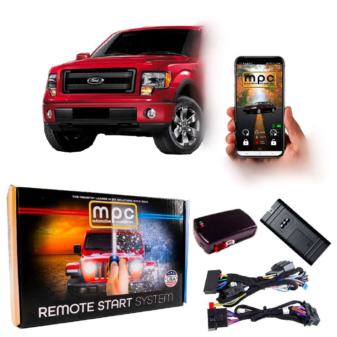 Smartphone or OEM Remote Activated Start For 2011-2014 Ford F-150-w/T-Harness - MyPushcart