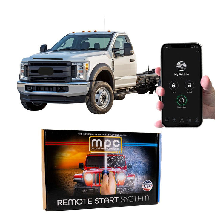 Smartphone or OEM Remote Activated Start For 2011-2016 Ford F-550 - w/T-Harness
