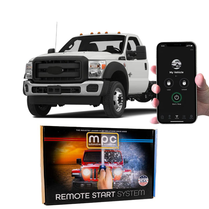 Smartphone or OEM Remote Start Kit For 2011-2016 Ford F-450 Diesel - w/T-Harness