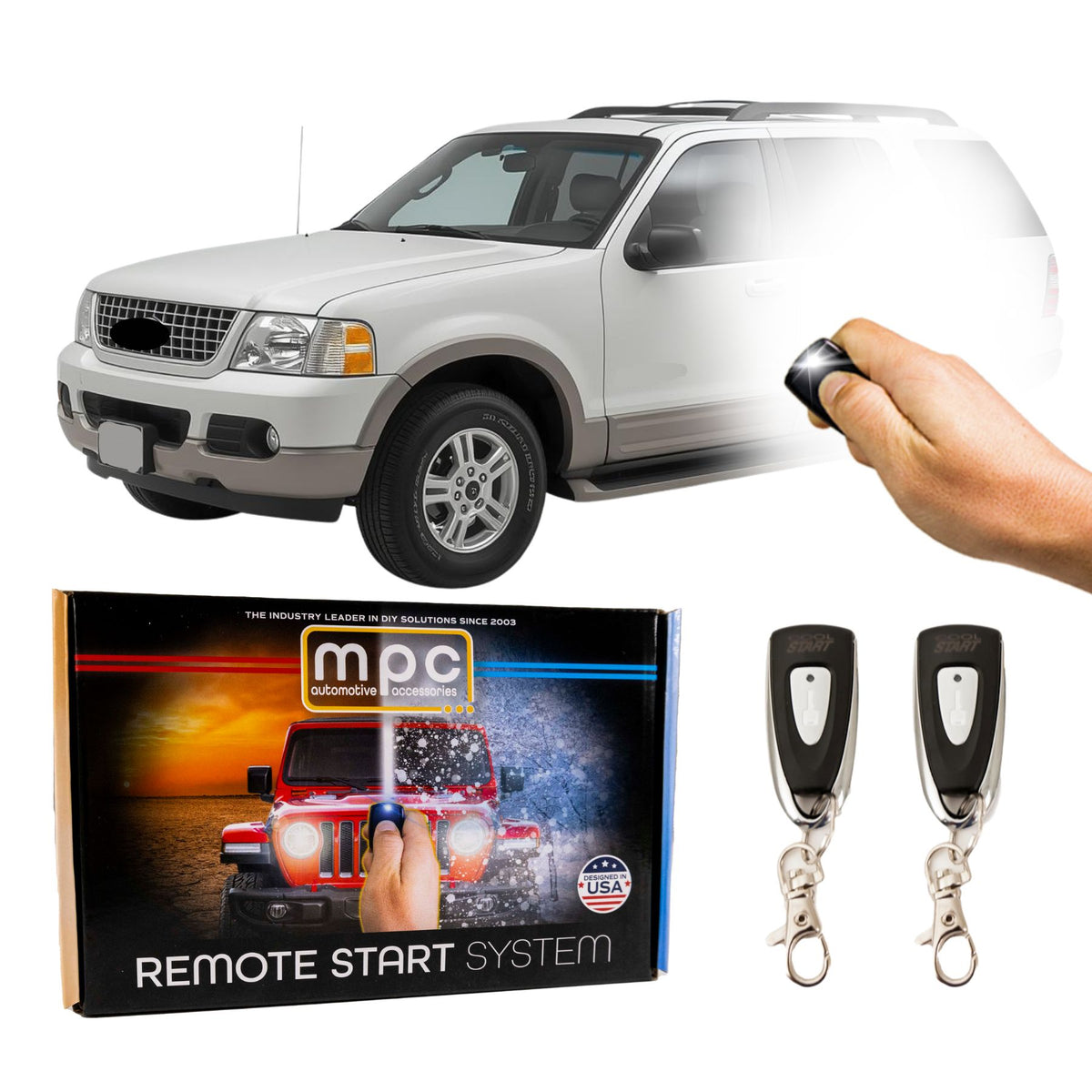 2002-2005 Ford Explorer Remote Start Kit - Key-to-Start