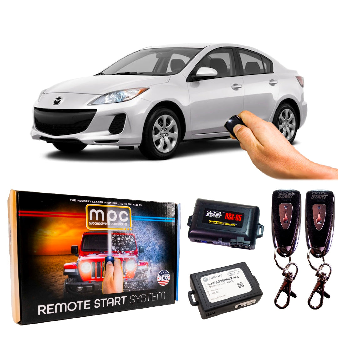 2009-2013 Mazda 3 Remote Start Kit - Key-to-Start