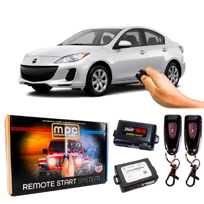 2009-2013 Mazda 3 Remote Start Kit - Key-to-Start
