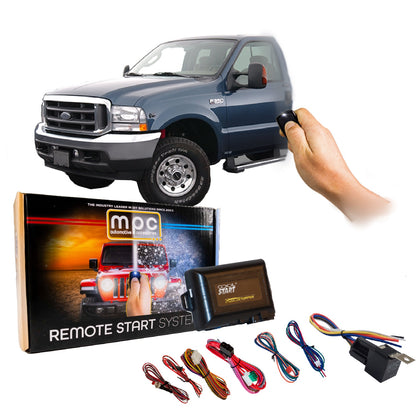 2002-2004 Ford F-350 SD Gas/Diesel Remote Start Kit - Key-to-Start