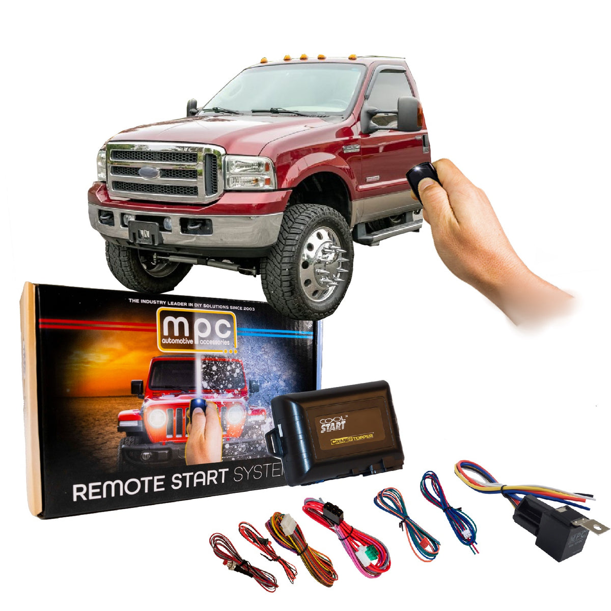 2005-2006 Ford F-350 Gas/Diesel Remote Start Kit - Key-to-Start
