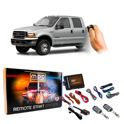 2002-2004 Ford F-250 SD Gas/Diesel Remote Start Kit - Key-to-Start