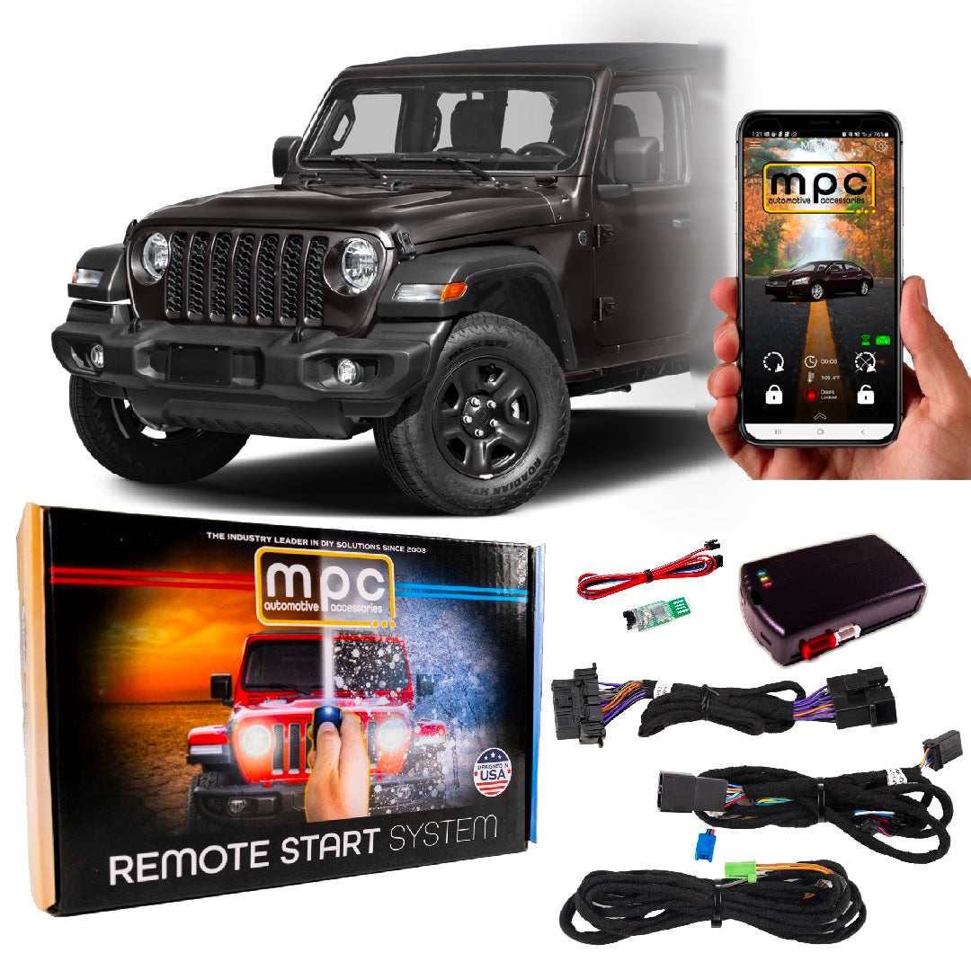 Remote Start Kits For 2018-2024 Jeep Wrangler-Push-to-Start - Gas - MyPushcart
