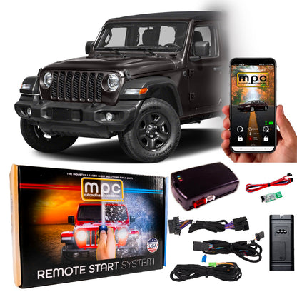 Smartphone or OEM Remote Activated Start For 2018-2025 Jeep Wrangler - Diesel
