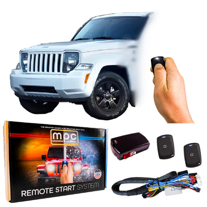 2008-2013 Jeep Liberty Remote Start Kit - Semi Plug & Play - Key-to-Start