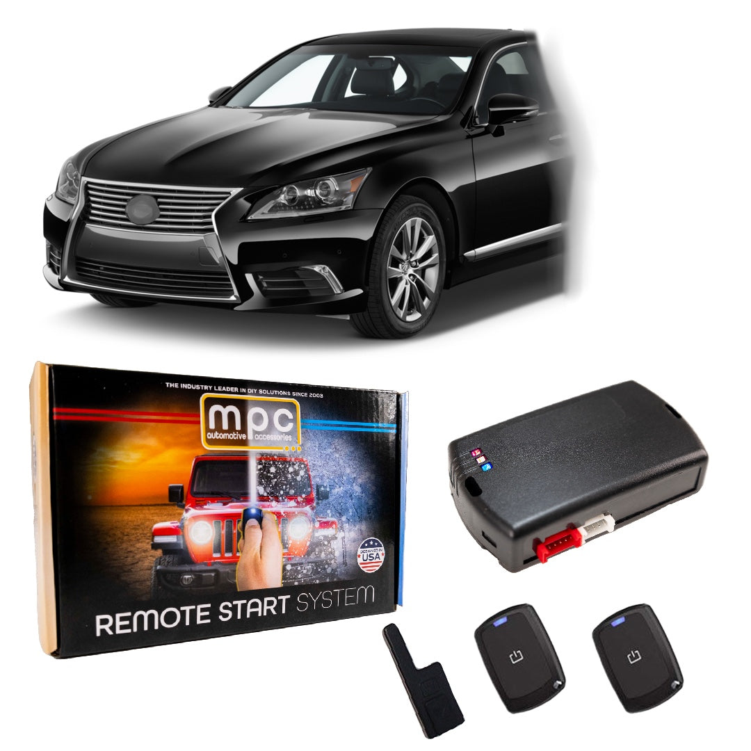 2008-2015 Lexus LS600h Remote Start Kit | Semi Plug & Play | Push-to-Start | Firmware Preloaded | 1-Button Remote