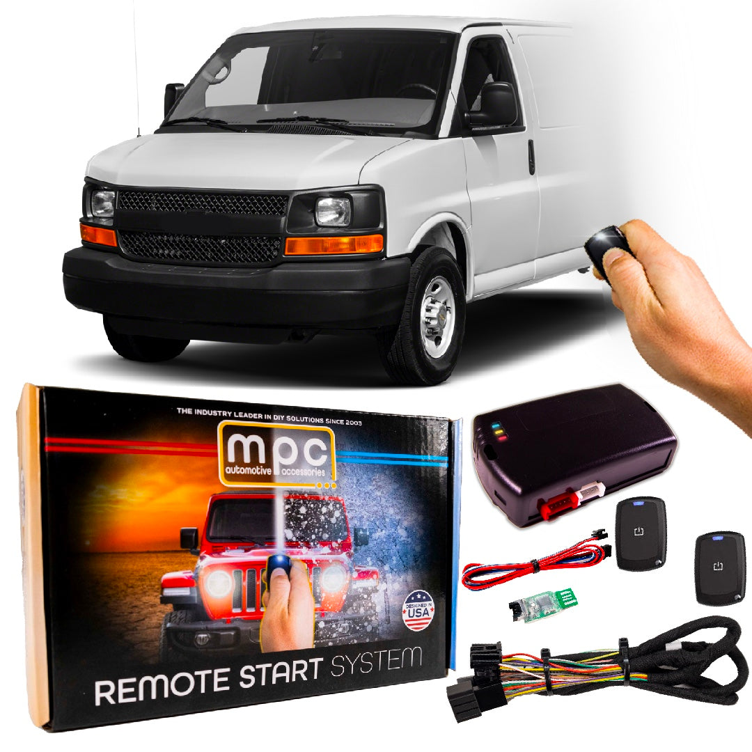 2008-2017 Chevrolet Express Remote Start Kit - Plug & Play - Key-to-Start